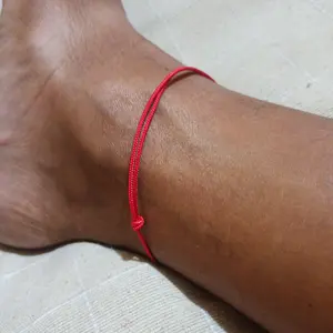 Zafa Gelang Kaki Tali Pria Wanita Simpel Polos Tahan Air - Simple ZBF