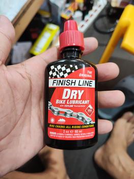 Product Review of Oli Pelumas Rantai Finish Line Teflon Plus Dry Lube from Tokopedia customer review 0