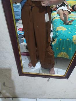 Product Review of Celana Cargo Wanita Highwaist Bonnie Cargo Pants Celana Kargo Wanita from Tokopedia customer review 0