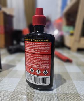 Product Review of Oli Pelumas Rantai Finish Line Teflon Plus Dry Lube from Tokopedia customer review 1