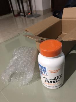Product Review of Doctor's Best vitamin D3 immune n bone 125 mcg 5000 IU 180 360 softgel from Tokopedia customer review 0