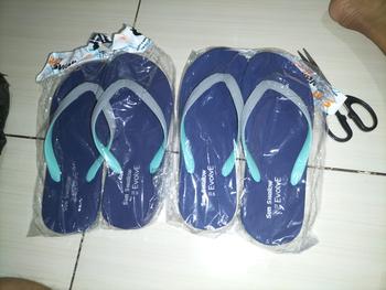 Product Review of Pria Sandal Jepit Jumbo Sun Swallow Evolve 10.5 dan 11.5 Sendal Karet Hitam Cowok from Tokopedia customer review 0
