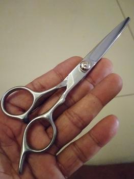 Product Review of Gunting Cukur Rambut Flat Stainless Steel/Gunting Cukur Barbershop - ALAT KECANTIKAN from Tokopedia customer review 0