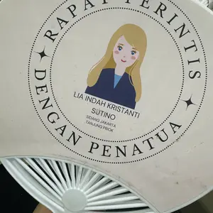 Kipas Kerang Custom/Kipas Tangan Kerang Murah