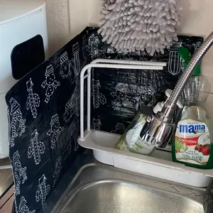 Pelindung Pembatas kompor aluminium anti panas percikan minyak