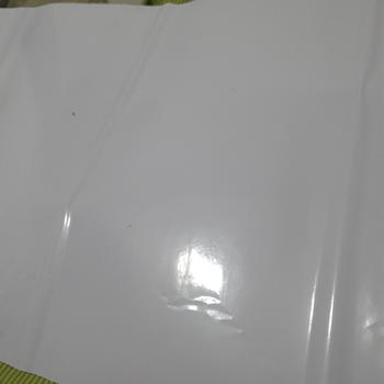 Product Review of Stiker putih glossy/metalic / skotlet putih glossy/metalic from Tokopedia customer review 0