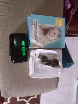 Product Review of [instan/cod] NEW VERSION - Earphone TWS F9 original anti air Bluetooth from Tokopedia customer review 0