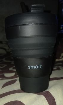 Product Review of Smatt Foldable Cup - Gelas Kopi Portable Gelas Lipat Silikon Silicone from Tokopedia customer review 0