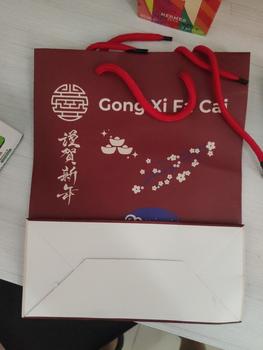Product Review of Paper bag shopping bag tebal motif special multifungsi - CROSSBO store from Tokopedia customer review 0