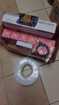 Product Review of PAKET CCTV HIKVISION COLORVU 5MP 8 CHANNEL 8 CAMERA TURBO HD COLORFULL from Tokopedia customer review 1