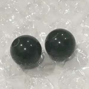 Butiran Batu Giok Burma Jadeite Asli 10mm Grade A - VeE Pria Wanita