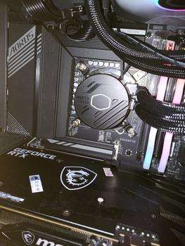 Product Review of COOLER MASTER MASTERLIQUID 240L CORE ARGB | ML240L CORE LIQUID COOLER from Tokopedia customer review 0