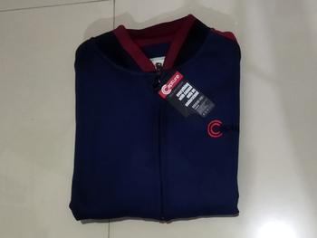 Product Review of Jaket Bomber Kerah Resleting Versity Premium / Sweater Zipper Krah Distro Pria Wanita Baseball Fleece Lembut Panjang from Tokopedia customer review 0