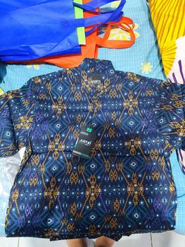 Product Review of DGM Kemeja Batik Pria Lengan Pendek Batik Songket 005 A from Tokopedia customer review 0