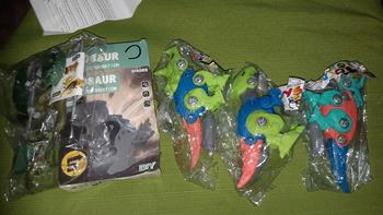 Product Review of TAIYO Mainan Anak DIY Dino Dinosaurus Rakit Edukasi Obeng Puzzle Dinosaur from Tokopedia customer review 0