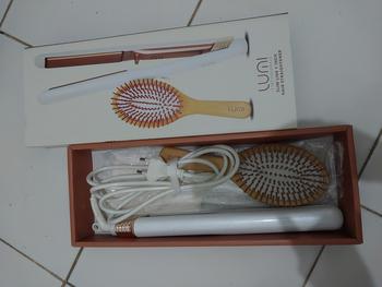Product Review of Lumi White Slim Line Straightener 1 Inch from Tokopedia customer review 0