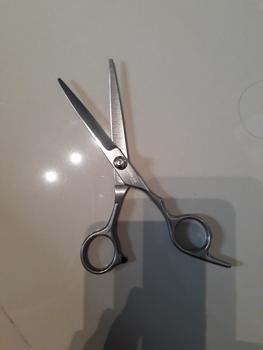 Product Review of Gunting Cukur Rambut Flat Stainless Steel/Gunting Cukur Barbershop - ALAT KECANTIKAN from Tokopedia customer review 0