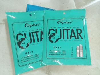 Product Review of Orphee RX SET Senar GItar Elektrik Ukuran 9 10 11 RX15 RX17 RX19 RX15-C from Tokopedia customer review 0