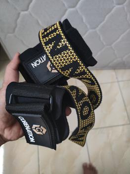 Product Review of CoreNation Active Wrist Wrap Strap Support Wrist Wrap Wristband Weight Lifting Gym Fitness - WIDE FASTGRIP from Tokopedia customer review 0