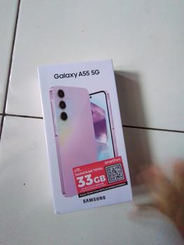 Product Review of Samsung Galaxy A55 5G 8/256GB + 12/256GB Garansi Resmi Sein 1 Tahun from Tokopedia customer review 1