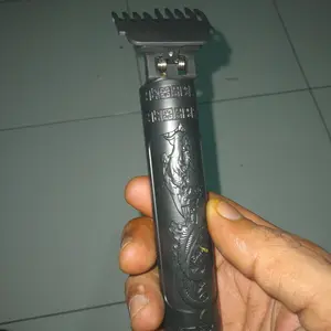 Vintage T9 Dragon Alat Cukur Rambut Elektrik Portabel Ringan dengan Pisau Tajam Keamanan Tinggi Bahan Baja Anti Karat Tegangan 5V Daya Battery 1200mAh