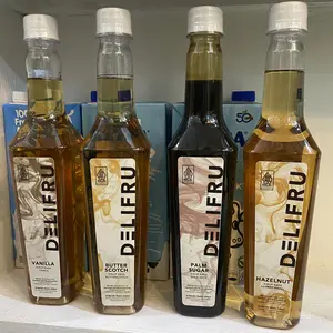 Vanilla Syrup Delifru 500 ml - Sirup Vanila Premium