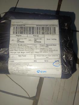 Product Review of KERTAS THERMAL STRUK Uk. 58mmx40mm, MERK VSC / SETARA OTANI - HITAM Roll Black from Tokopedia customer review 0
