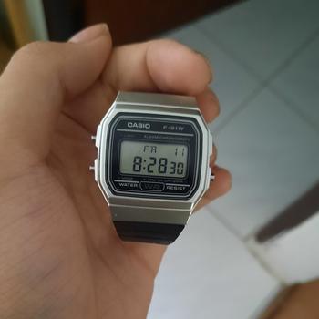 Product Review of Casio General F-91WM-7ADF F-91WM F-91 F91WM F 91WM  Stopwatch Kaca from Tokopedia customer review 1