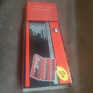 Set Kunci Shock 46 in 1 Obeng Pas Sok Sock Shok Socket Ring Tool Kit Alat Bengkel Service Servis Mobil Motor