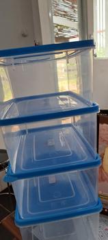 Product Review of SHINPO COMBO 2 Kotak Penyimpanan Makanan Plastik Sorento Storage BPA Free SPO-SIP-309MM from Tokopedia customer review 0