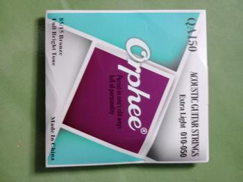 Product Review of Orphee QA Senar SET Gitar Akustik String Ukuran 9 10 11 12 QA140 QA150 QA160 QA170 Q160S Q160C from Tokopedia customer review 0