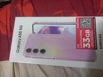 Product Review of Samsung Galaxy A55 5G 8/256GB + 12/256GB Garansi Resmi Sein 1 Tahun from Tokopedia customer review 1