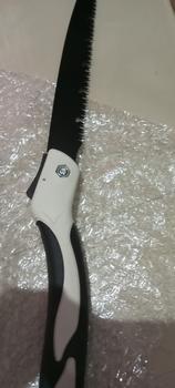 Product Review of Gergaji Kayu Lipat Portable Folding Saw Saku Baja SK5 Tahan Karat Potong Dahan Bambu Serbaguna 13/18/21/24/30/35 cm from Tokopedia customer review 1