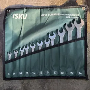 ISKU Tas Penyimpanan Kunci Ring Pas 11 SLOT / TOOLBAG 8-24mm