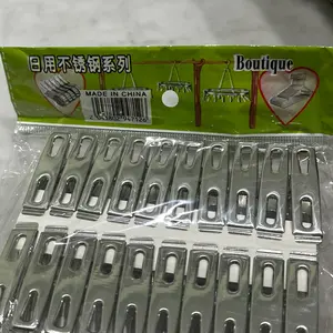 Jepit Jemuran Stainless Klip Jepitan Jemur Baju Penjepit Gantungan