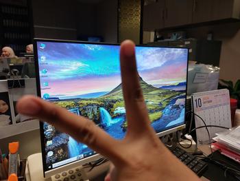 Product Review of MA Komputer All-in-One Terbaru HD Super Tipis Intel Core i3/i5 Untuk Rumah, Belajar, Kantor, dan Hiburan - 19/22/24 Inci Gratis Mouse + Keyboard，Cocok untuk desain, rumah, hiburan, kantor Kemasan Kayu & Garansi Garansi 1 Tahun from Tokopedia customer review 0