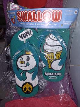 Product Review of Swallow Sandal Jepit Emoji - Sendal Karet Dewasa Wanita Pria Anti Selip from Tokopedia customer review 0