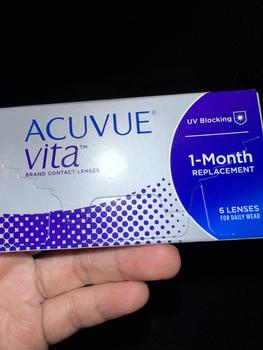 Product Review of ACUVUE VITA MONTHLY CONTACT LENS SOFTLENS SOFTLEN LENSA KONTAK BULANAN 1 BOX ISI 6 PCS from Tokopedia customer review 0