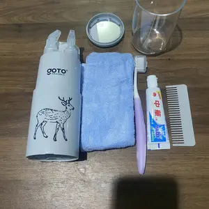 Goto [COD] Travalo Travel Toiletries Kit Perlengkapan Alat Mandi Portable