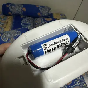 Baterai Mainan Anak RC / Dan Alat Elekronik Lainnya 1X 18650 6800mAh 3,7V SOKET HITAM 2 PIN