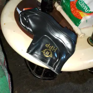 SJT - Sepatu Boots Mini Hitam Mengkilap / Shoes Booth Karet pendek ringan