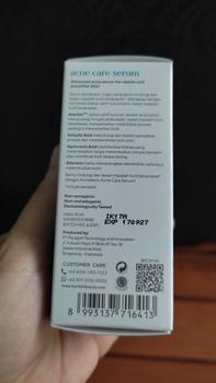 Product Review of WARDAH 5% Azeclair + Salicylic Acid serum Acnederm Acne Care 15 ml - Serum dengan Tea Tree Oil - Serum Jerawat dan Mencerahkan Kulit - Menyamarkan Noda Bekas, Mengurangi Minyak Berlebih - Skincare from Tokopedia customer review 3