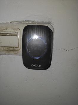 Product Review of Avvic x CACAZI Wireless DoorBell Waterproof 1 Receiver 2 Transmitter Baterai Bel Black Pintu White Kotak from Tokopedia customer review 0