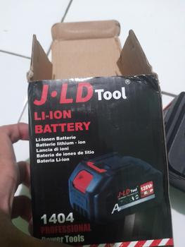Product Review of JLD 128VF Baterai Impact Baterai Bor 88VF Makita battery Cordless 36VF from Tokopedia customer review 3