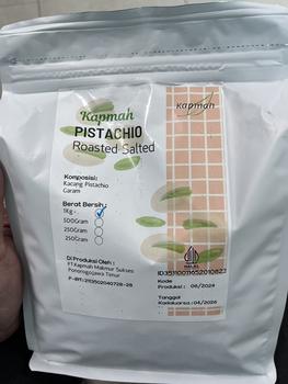 Product Review of Pistachio Roasted Salted 1Kg Premium Quality from Tokopedia customer review 0