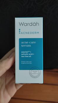 Product Review of WARDAH 5% Azeclair + Salicylic Acid serum Acnederm Acne Care 15 ml - Serum dengan Tea Tree Oil - Serum Jerawat dan Mencerahkan Kulit - Menyamarkan Noda Bekas, Mengurangi Minyak Berlebih - Skincare from Tokopedia customer review 2