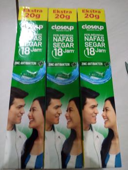 Product Review of 3x Closeup Pasta Gigi Deep Action Green 160 +20 from Tokopedia customer review 3