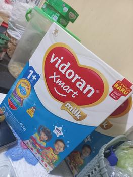 Product Review of Vidoran Xmart 1+ Susu Pertumbuhan All Variant [925 G/2 Box] - Bubuk (Exp : 01.2026) from Tokopedia customer review 3