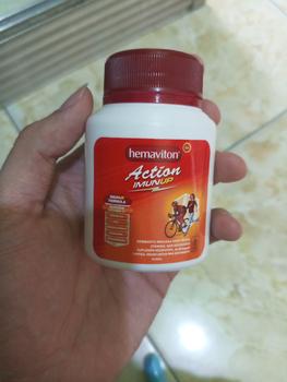 Product Review of hemaviton Action ImunUp Botol isi 30 Kapsul [Exp : 10.2025] from Tokopedia customer review 1
