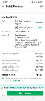 Product Review of gergaji kayu Hasston 18 inch Putih 1260-118 from Tokopedia customer review 0